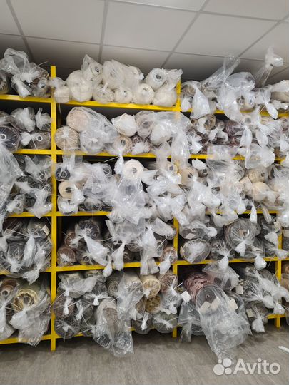 Ткани для штор, тюль, портьеры, кисти со склада