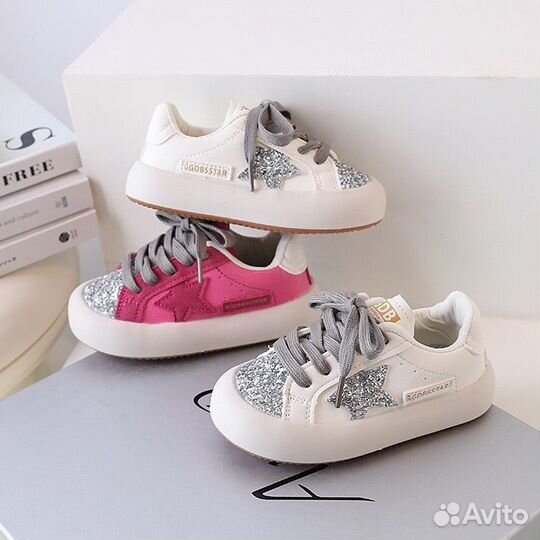 Слипоны кеды для девочки Golden Goose