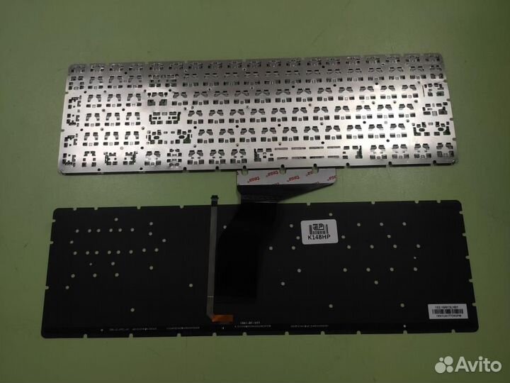 Клавиатура HP Pavilion Gaming 15-dk зелёная