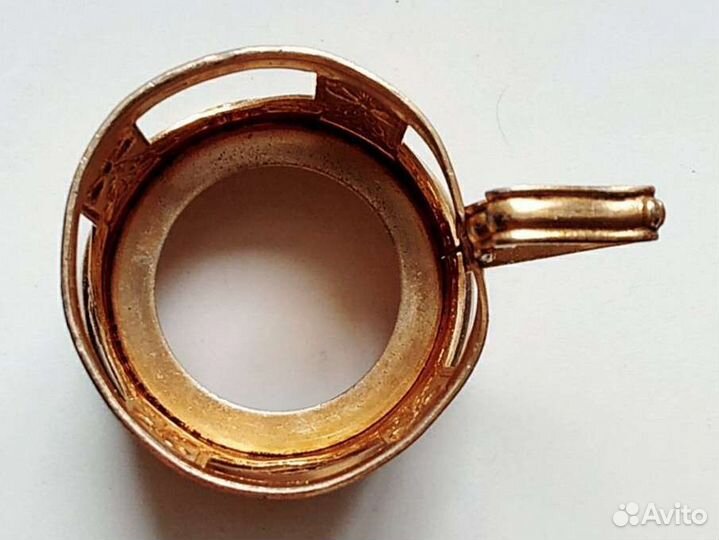 Подстаканник СССР мзн Театральный со стаканом