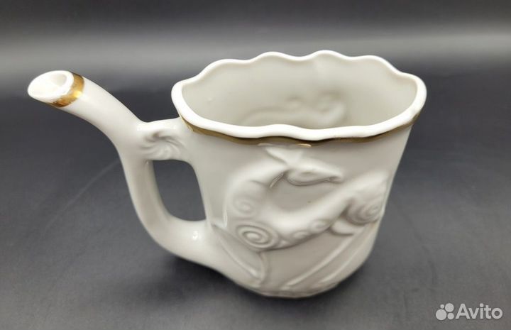 Кружка поильник бюветница 230мл. Кисловодск фарфор