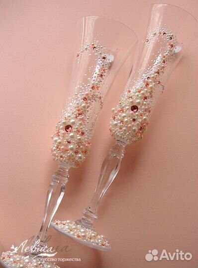 Свадебные фужеры Богемия