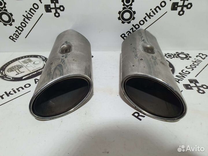 Насадки глушителя комплект для Mercedes W219