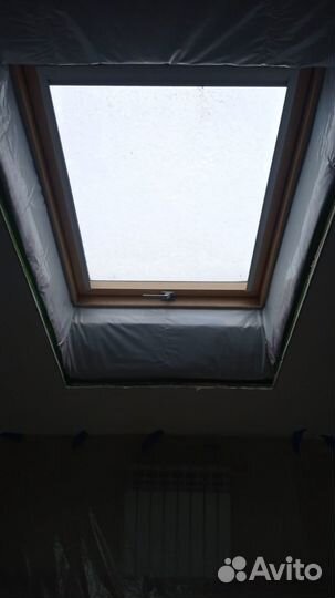 Мансардное окно + монтаж
