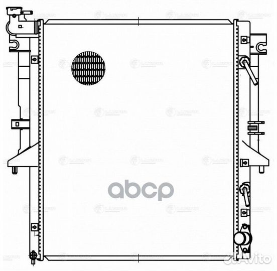 Радиатор охл. для а/м Mitsubishi L200 (15) /Pajero