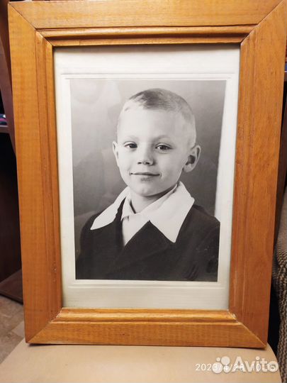 Рамка деревянная со стеклом с фото СССР
