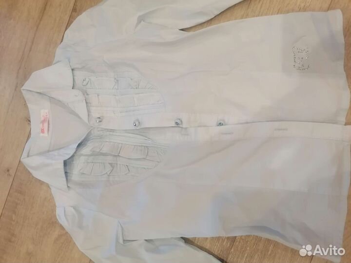 Школьные блузки для девочки 134 140