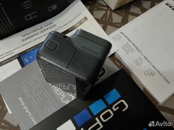 Камера GoPro Hero 6 black + 3 запасные батареи