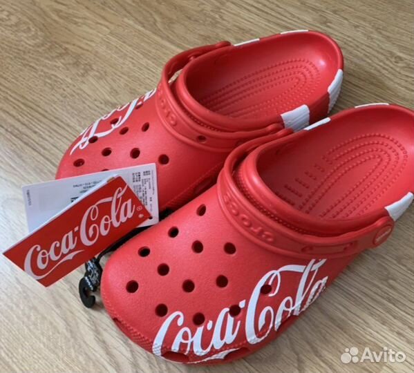 Crocs новые, сабо Coca Cola