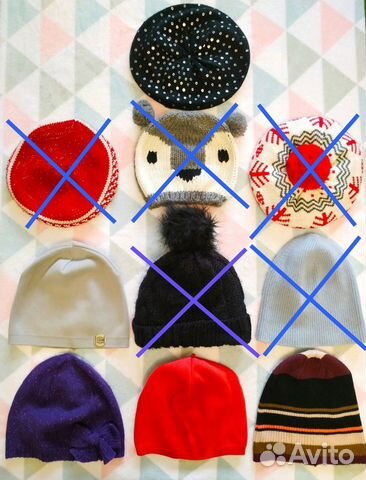 Шапочки Benetton, House, H&M