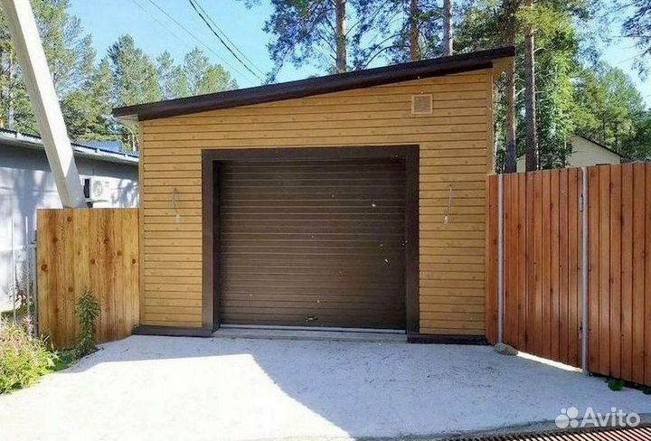 Секционные ворота с установкой