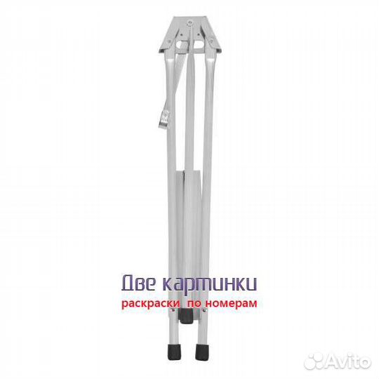 Мольберт настольный 55 см, металлический алюминиев