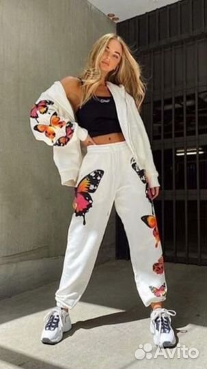 Костюм спортивный Турция с бабочками спортшик