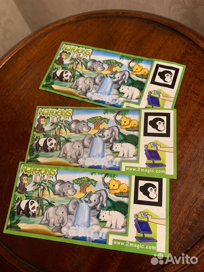 Игрушки из киндера Животные