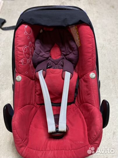 Автолюлька maxi cosi pebble с базой isofix