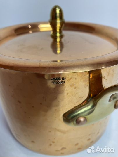 Французский медный сотейник