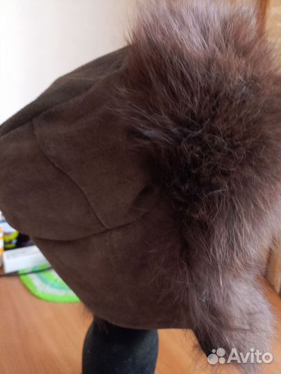 Шапка ушанка мужская