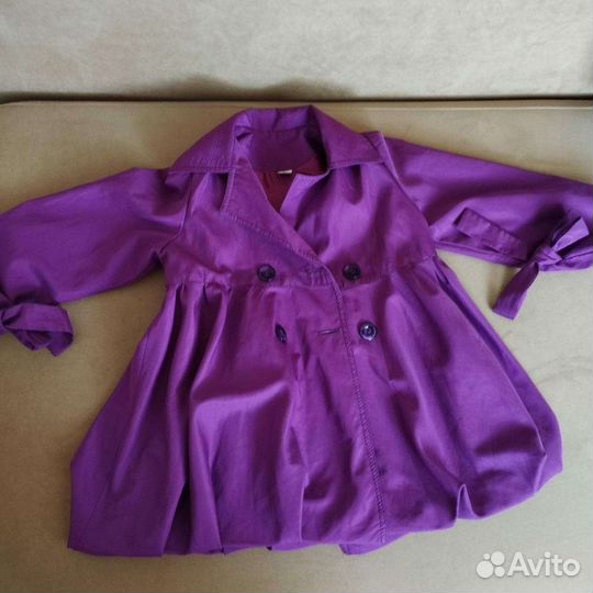 2 плаща для девочки 4лет