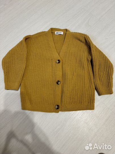 Свитер и жакет для девочки hm 5-6 лет