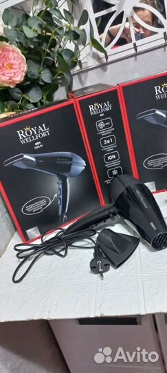 Фен для волос Royal wellfort магнит 2200 Вт новый
