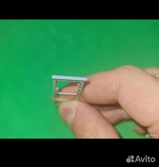 Держатель сим карты Samsung Galaxy A 50 серебро