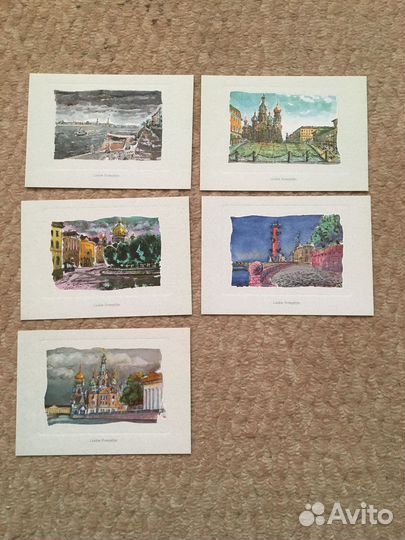 Набот открыток Санкт-Петербург - 17 шт