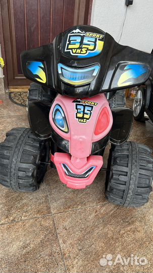 Детский квадроцикл бу электронный