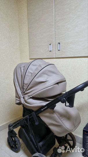 Коляска 2 в 1 adamex porto экокожа