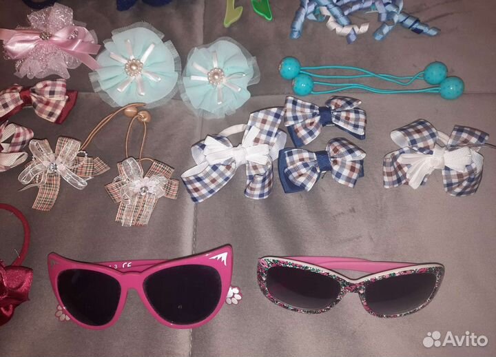 Заколки, резинки для волос, очки, часы д/д