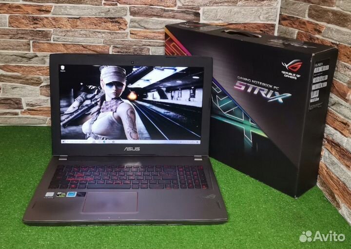 Игровой ноутбук Asus ROG i7 7го/GTX 1060 3Гб/16ram