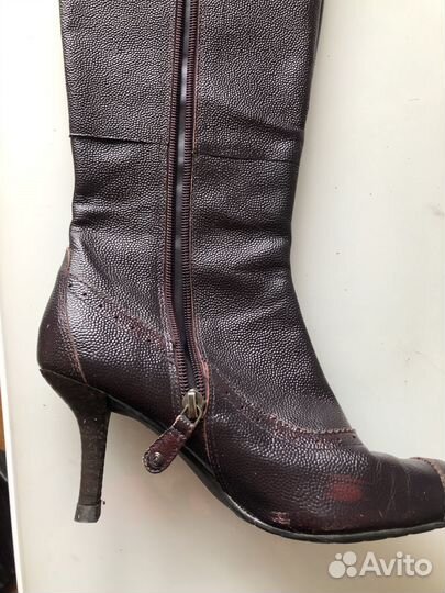 Сапоги женские натуральная кожа