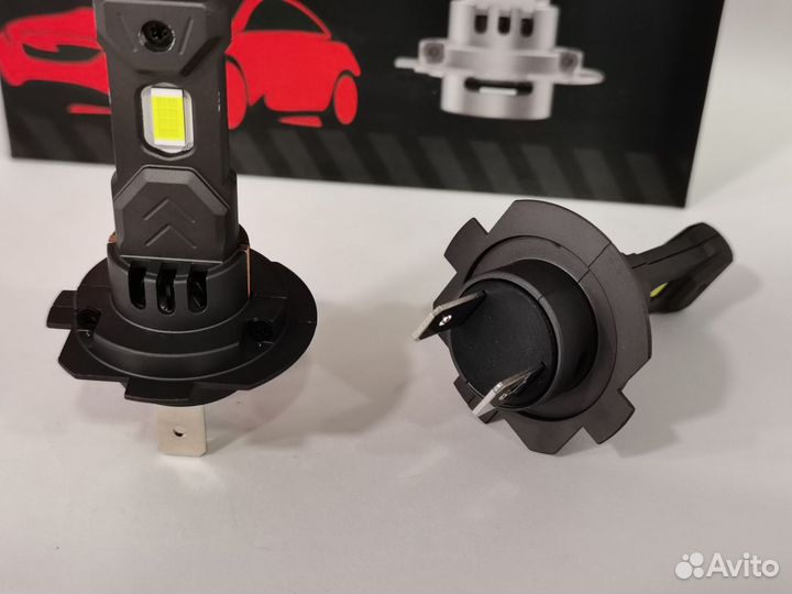 Лампы h7 LED 60w 7200lm белый свет 6000К