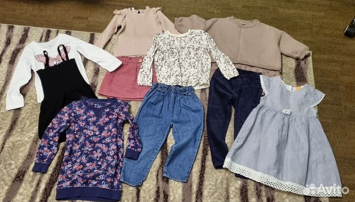 Джинсы, джемпер, сарафан, zara, next, 98 -104