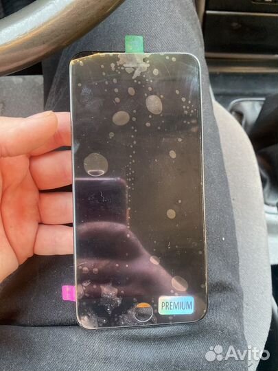 Экранный модуль на айфон 7 plus черный цвет