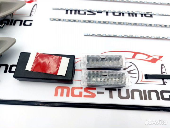 Подсветка салона Ambient серая BMW 5 F10 бмв ф10