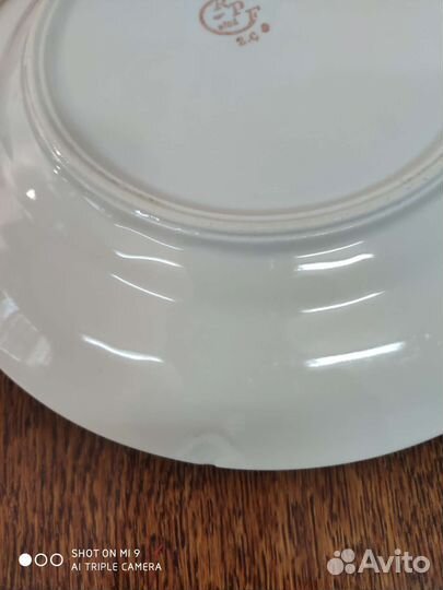 Тарелка фарфор Рига