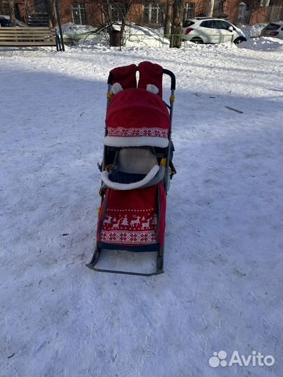 Детские санки коляска бу