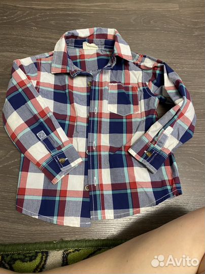 Рубашки на мальчика carters 2-4 года