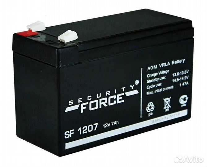 Аккумулятор security force SF 1207 12V 7Ah