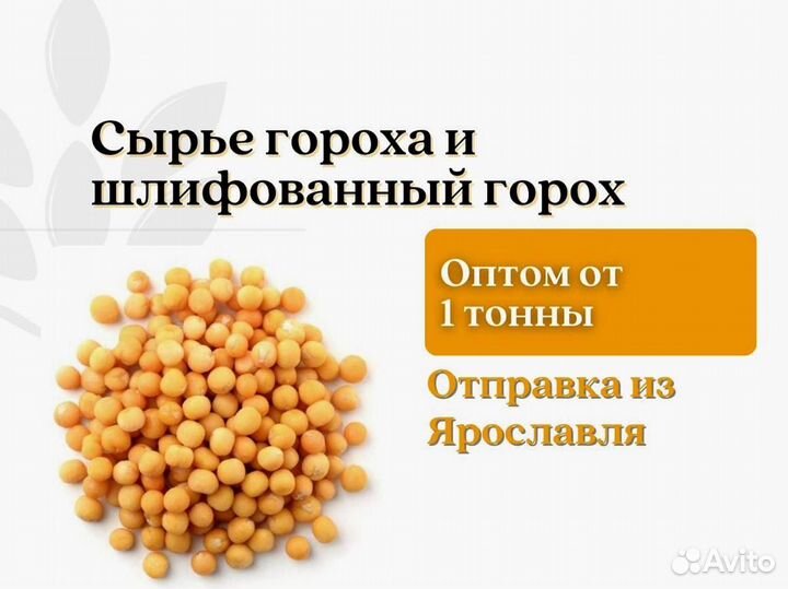 Горох с поля (сырье) (кг)