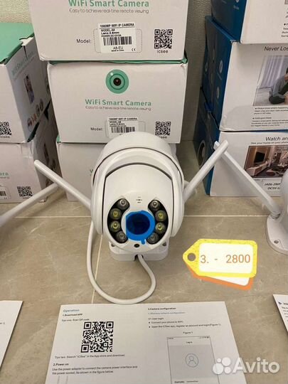 Видеокамера поворотная Wi-Fi, 4 g уличная