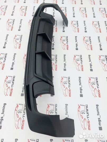 Диффузор 1х1 стиль ZL1 на Chevrolet Camaro 16-18г