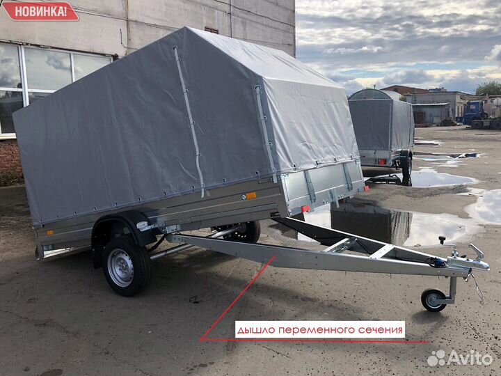 Оцинкованный прицеп для л/а 3.5х1.5х1.5