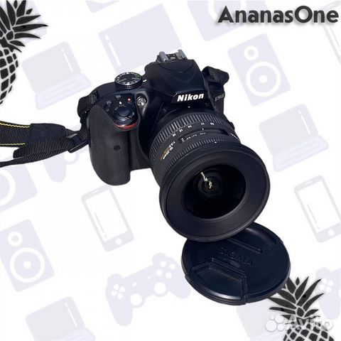 Фотоаппарат Nikon D3400 Sigma 10-20mm f3.5