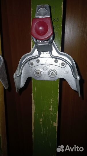 Лыжи деревянные 200 см старые крепления