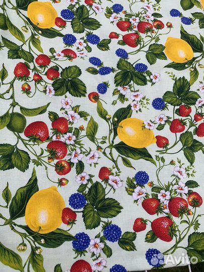 Отрез ткани СССР хлопок, ситец, интерлок