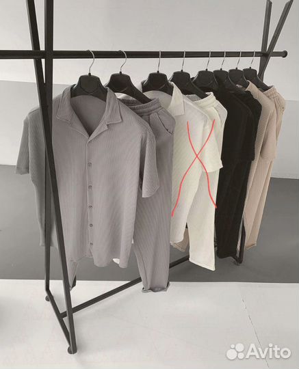 Мужской летний костюм лапша рубашка и штаны