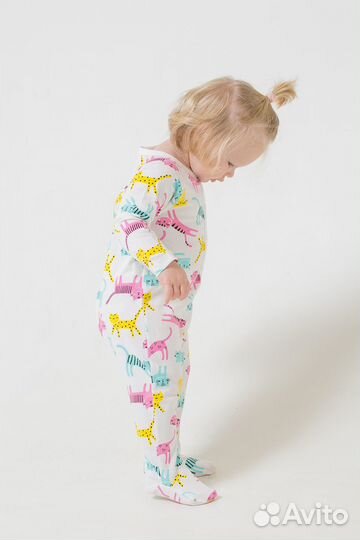 Комбинезон для девочки Crockid К 6379 цветны (80)