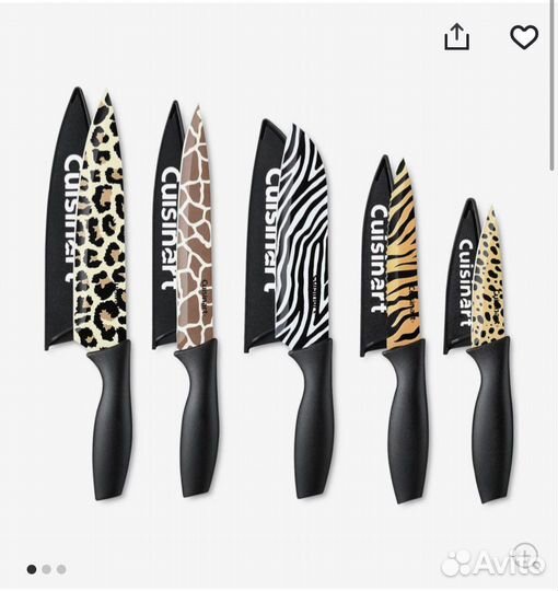 Набор кухонных ножей новый