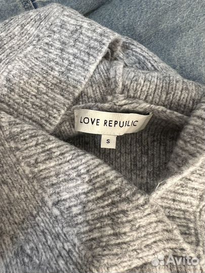 Вязанное худи love republic